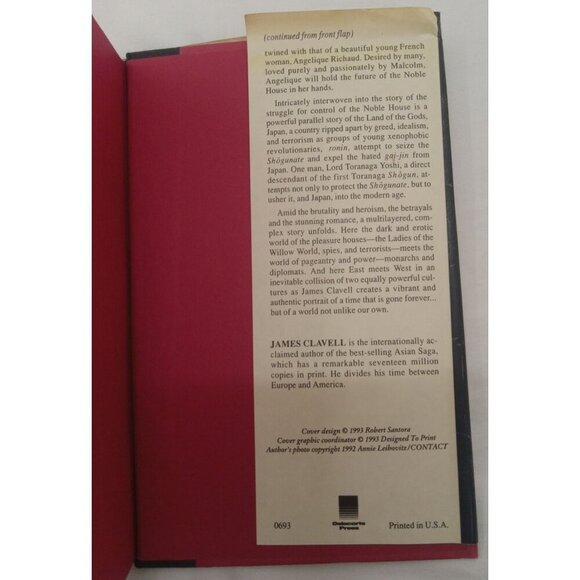 Gai-Jin James Clavell Japan Historical Fiction Novel HC Dust Jacket Vintage - Picture 6 of 9